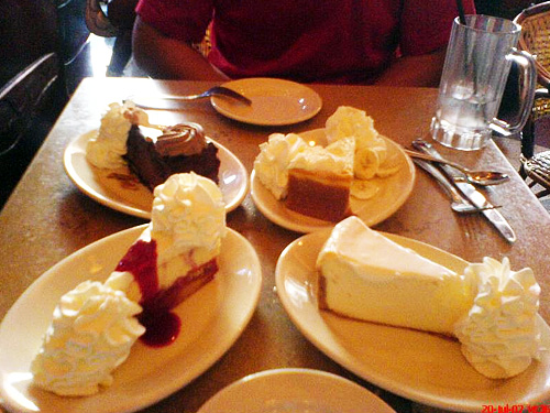 Cheesecakes from the Cheesecake Factory