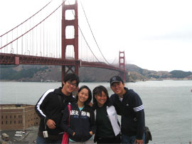 In front of Golden Gate Bridge