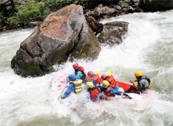 Whitewater rafting on Gallatin River